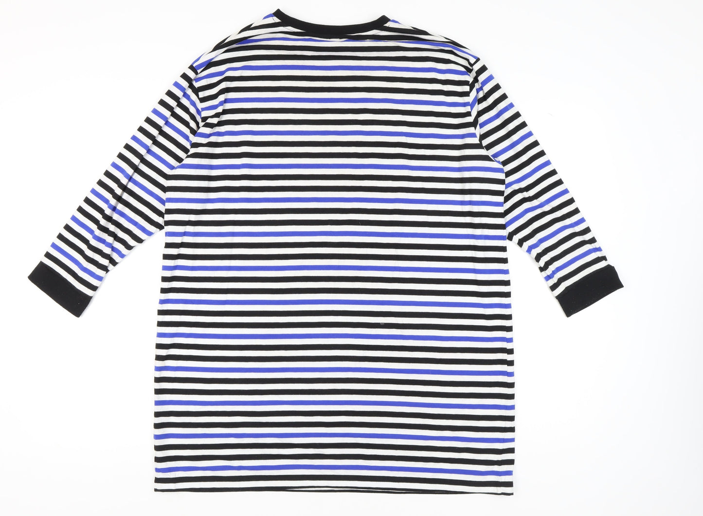 ASOS Women's Multicoloured Striped T-Shirt Dress, Size 6