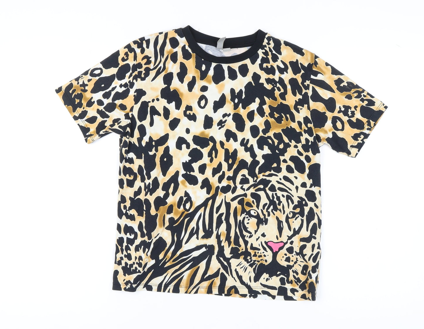 ASOS Women’s Multicoloured Animal Print T-Shirt UK 8