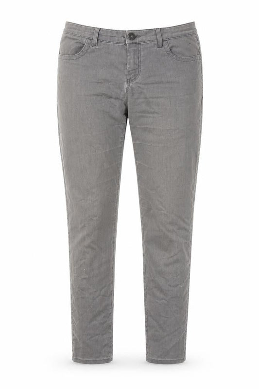 Next Women's Grey Regular Cotton Jeans