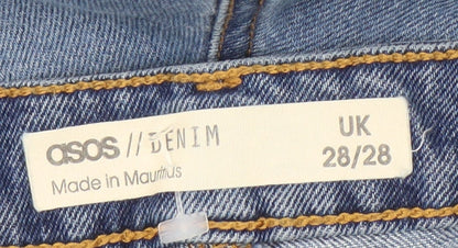 ASOS Men's Blue Straight Denim Jeans Size 28