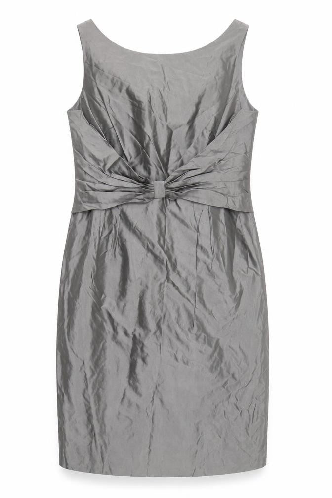 Minuet Women’s Grey Sheath Dress Size 14 Sleeveless
