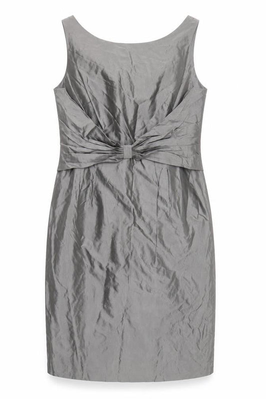 Minuet Women’s Grey Sheath Dress Size 14 Sleeveless