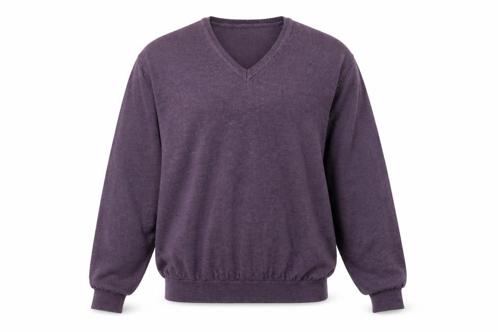 Marks & Spencer Men's Purple XL Slim Fit Pullover