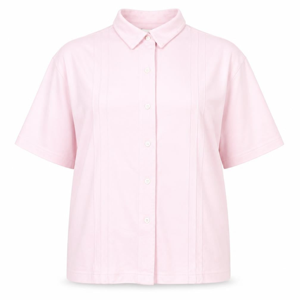 Damart Women's Pink Button-Up Collared Shirt Size 18