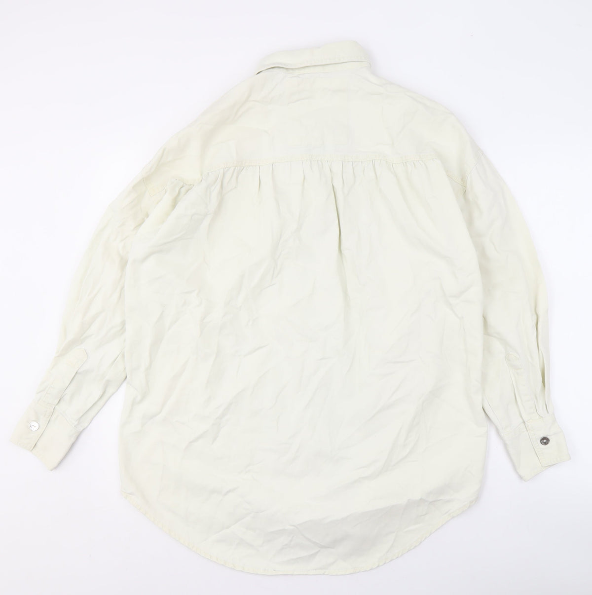 River Island Ivory Women's Embroidered Button-Up Shirt