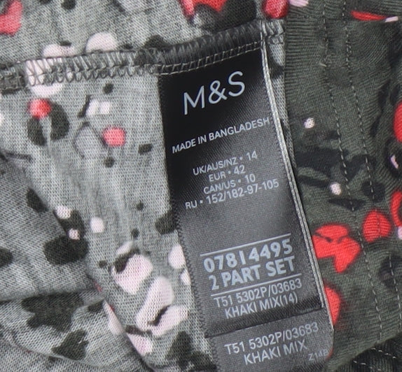 Marks & Spencer Women's Floral Cropped Tank Top