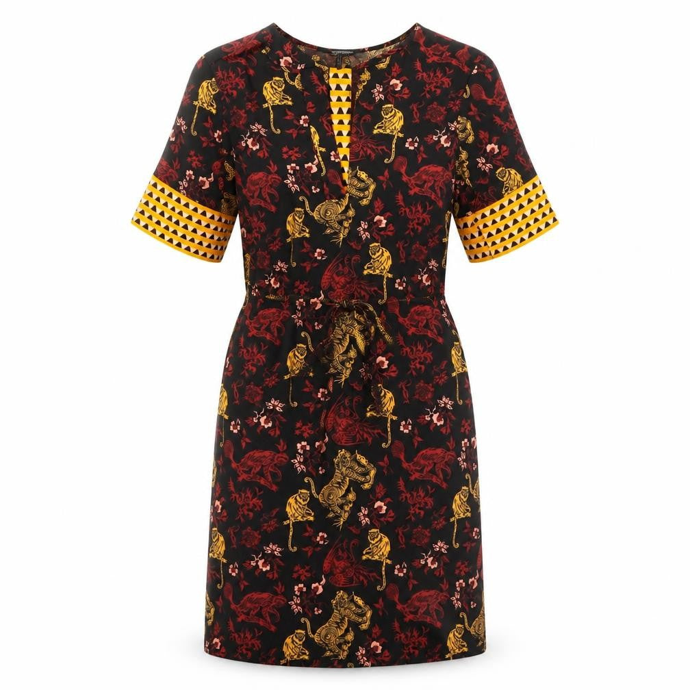 Scotch & Soda Women's Multicoloured Animal Print Dress XS