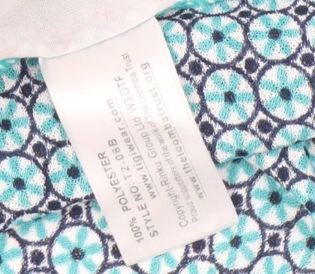 TIGI Women's Geometric T-Shirt, Size 18, Multicoloured