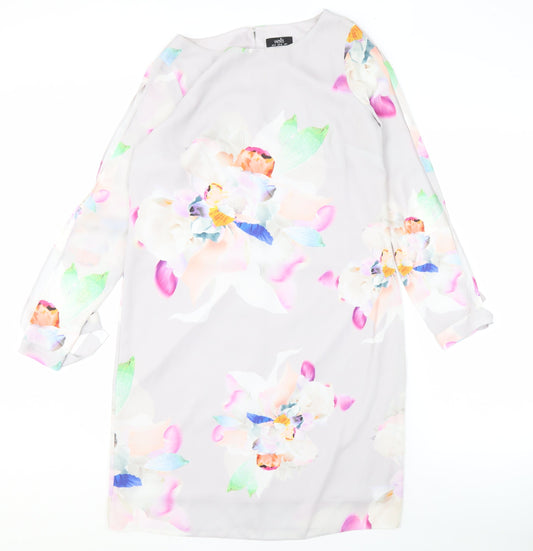 Wallis Women's Multicoloured Size 10 Shift Dress