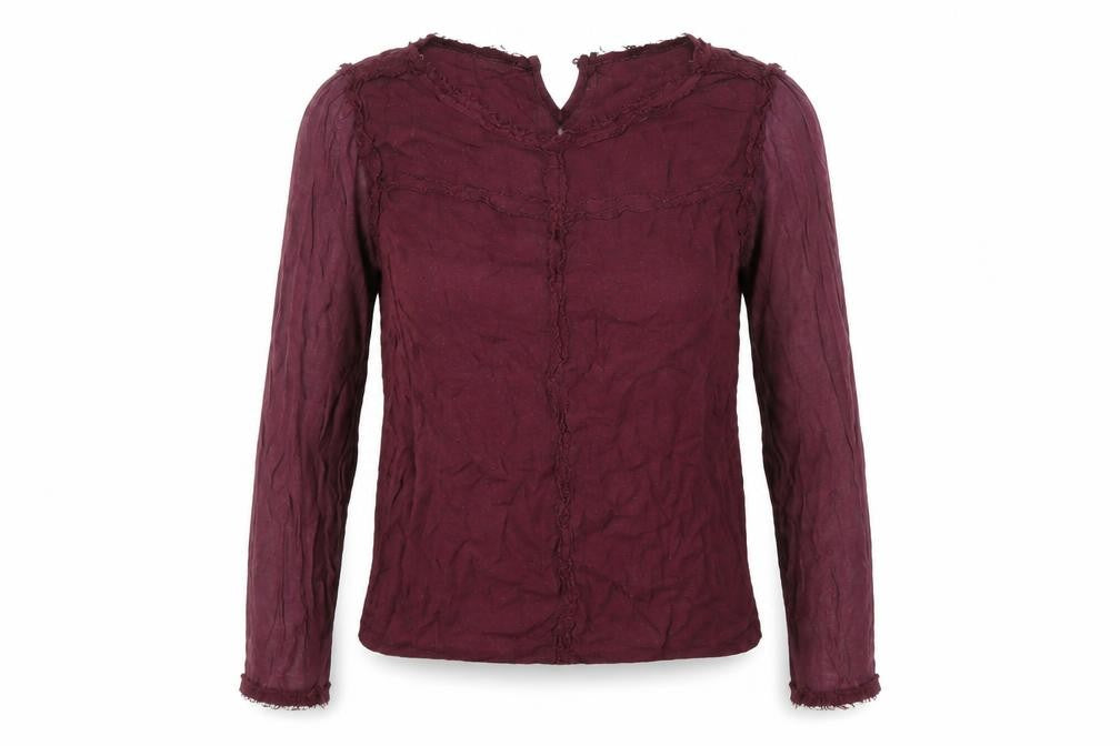 Zara Women's Purple Long Sleeve Top M