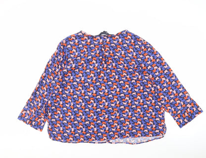 Back view of Crew Clothing Geometric Multicoloured Blouse 16