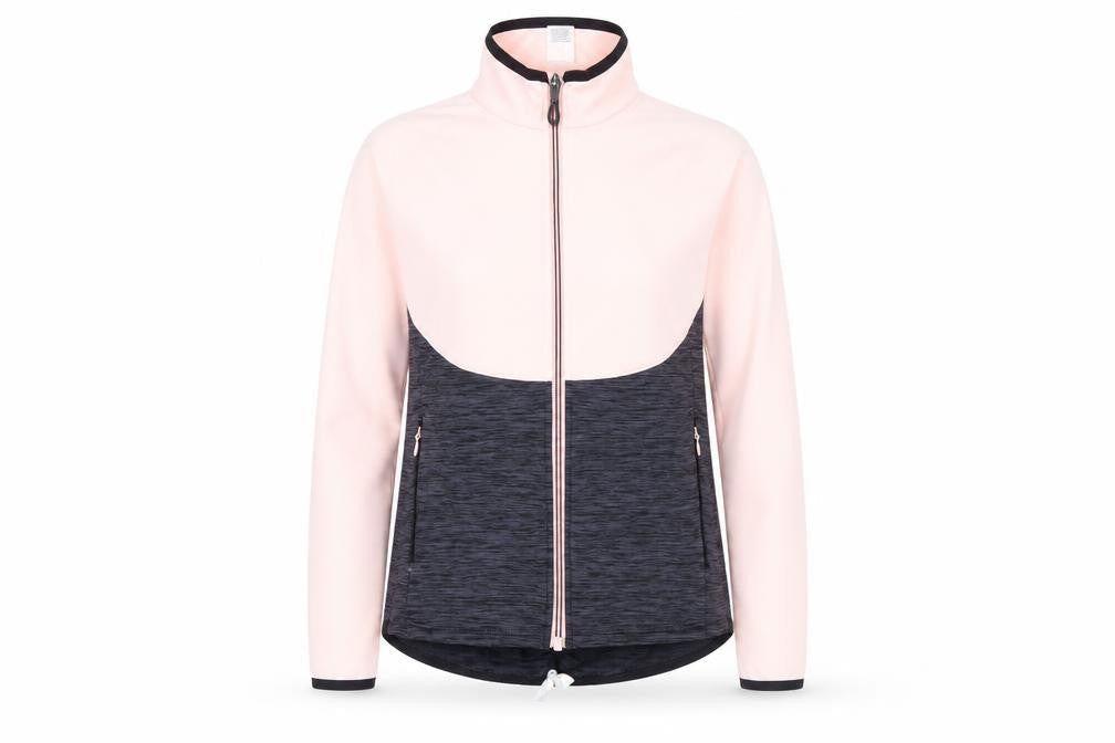 Decathlon Girls Pink Black Track Jacket - 10-11 Years