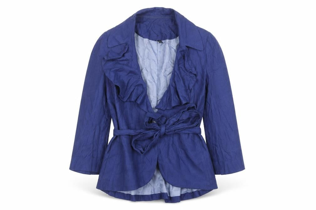 Topshop Women's Blue Blazer UK 10 Regular