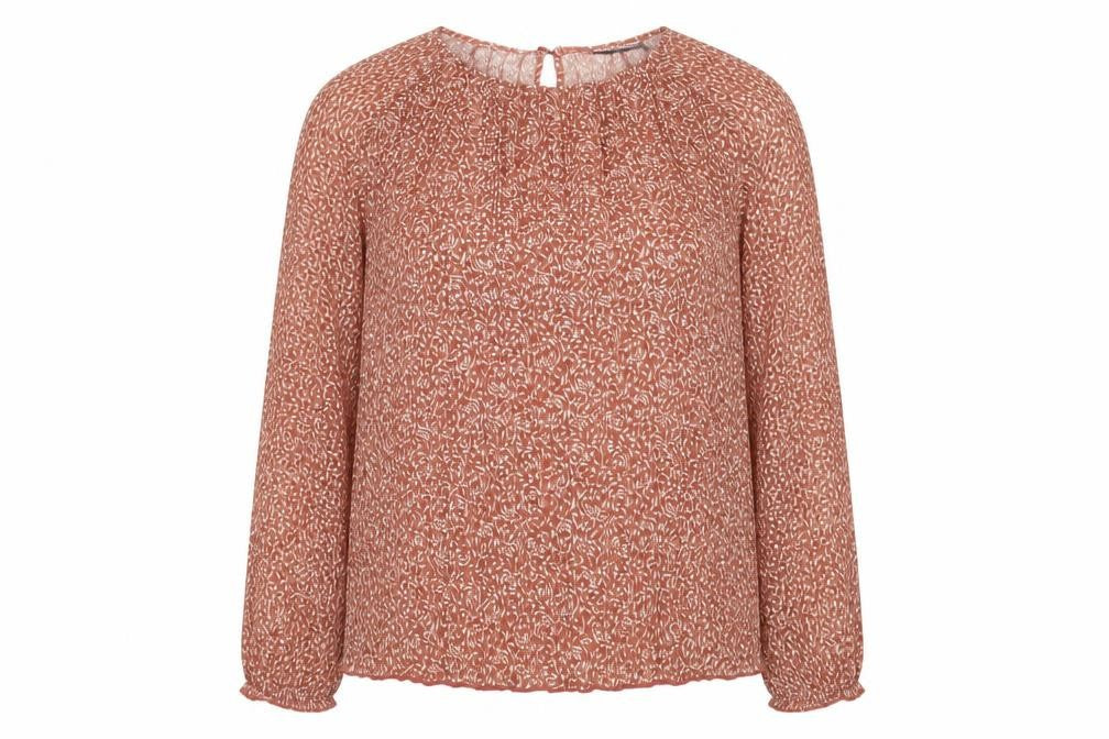 Marks & Spencer Women's Red Floral Blouse Size 10