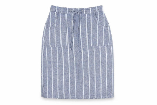 Isle Collection Women's Blue Midi Skirt Size 10