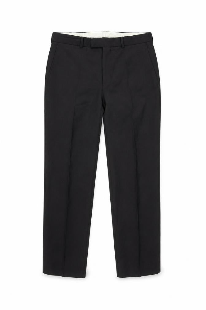 Samuel Slater Men's Black Wool Mohair Dress Pants
