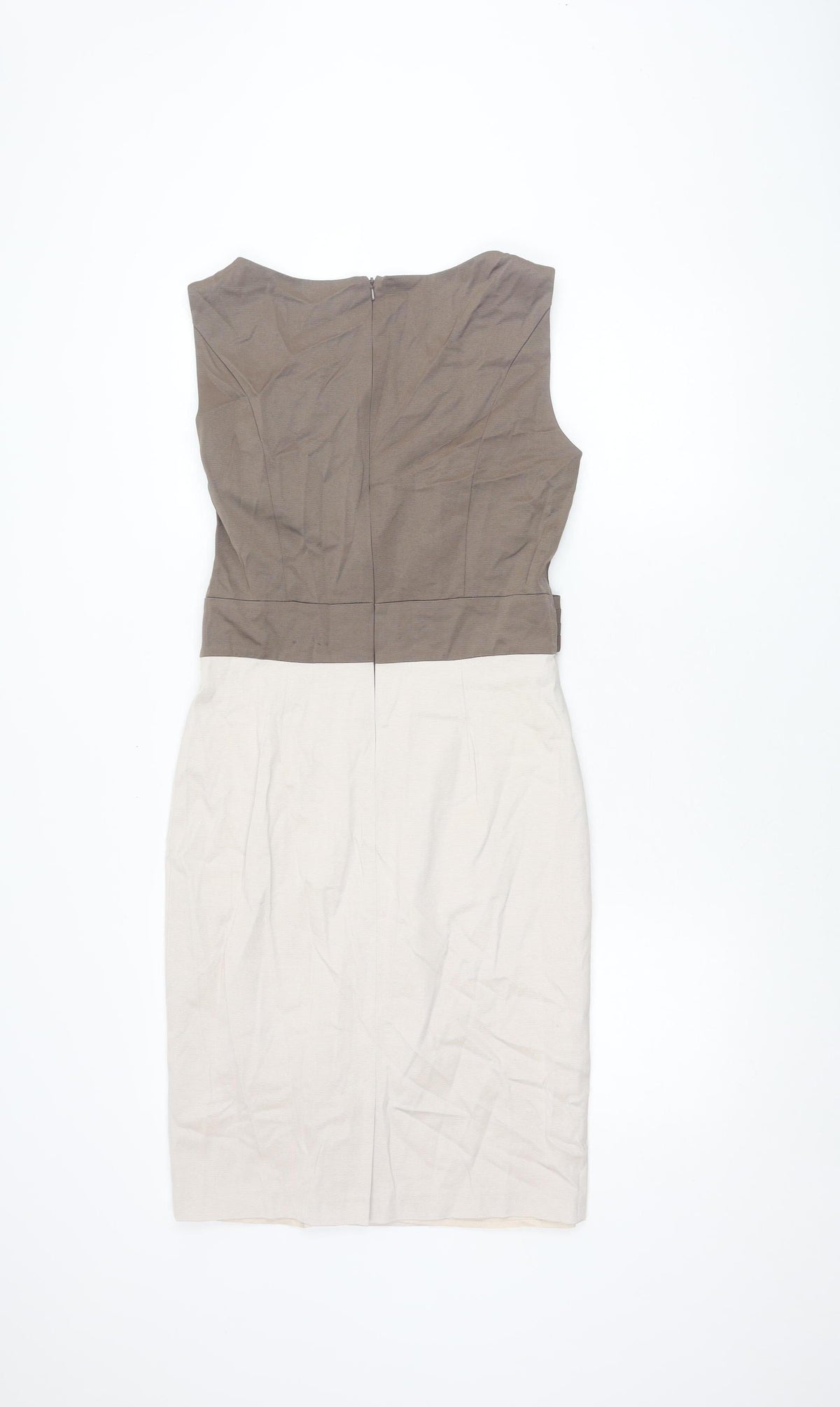 Phase Eight Women's Beige Sheath Dress Size 12