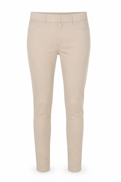 Women's Beige Jegging, 3XS, Cotton Blend, Regular Fit