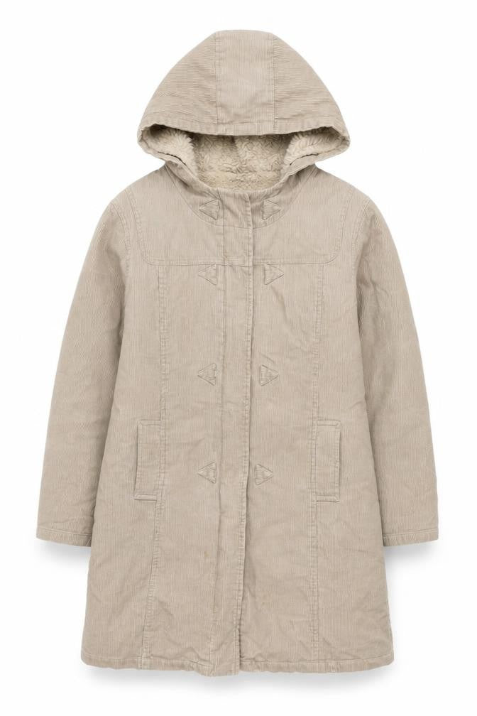 New Look Women's Beige Parka Size 12