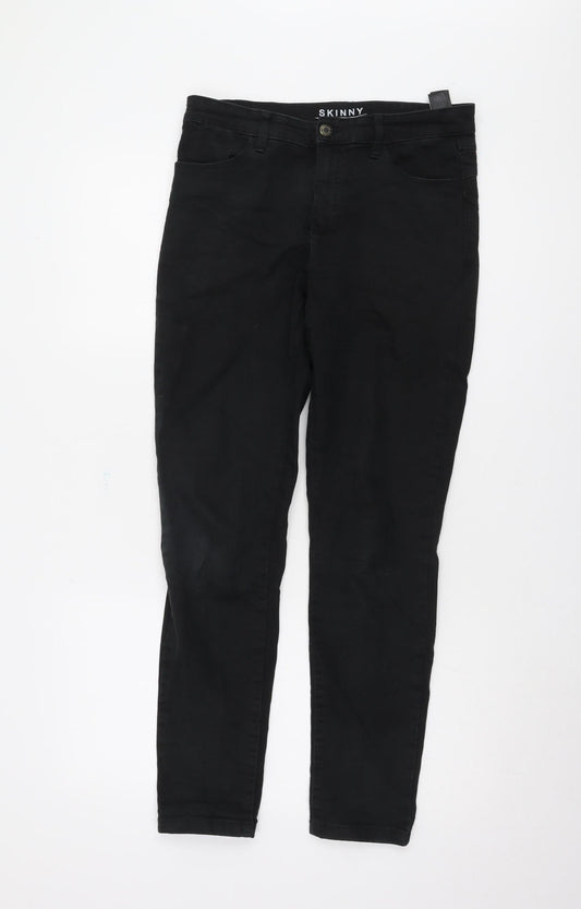 Marks and Spencer Women's Black Skinny Trousers Size 10