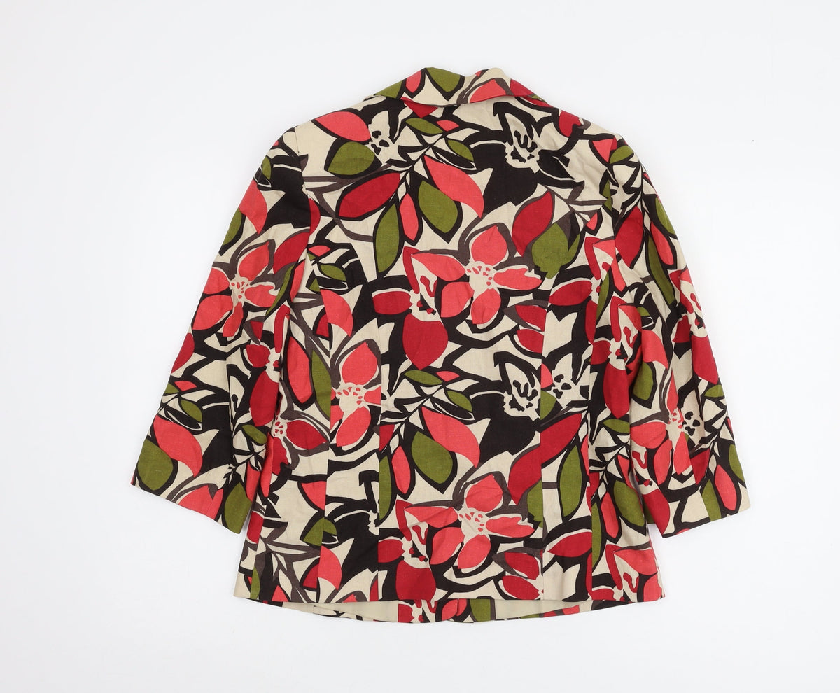 Style by EWM Floral Women's Blazer, Size 10
