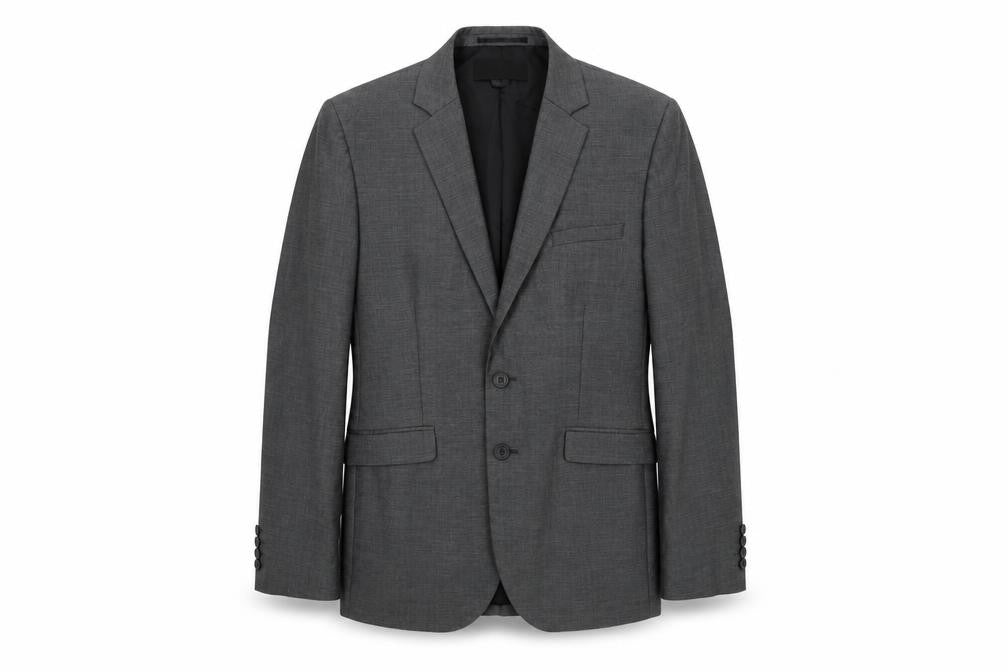 H&M Men's Grey Regular Fit Blazer, Size 36R