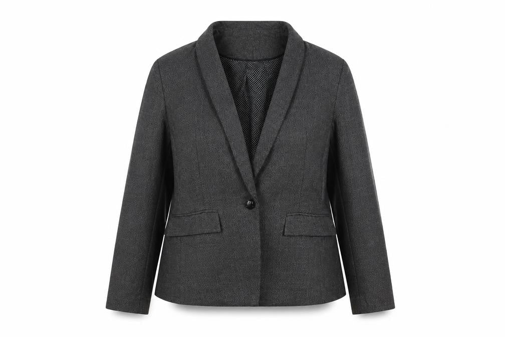 Next Women's Grey Blazer Size 14, Lined Workwear Essential