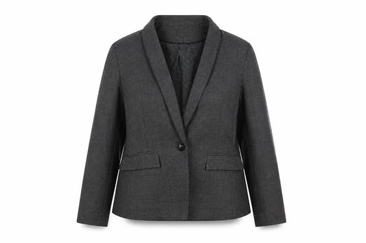 Next Women's Grey Blazer Size 14, Lined Workwear Essential