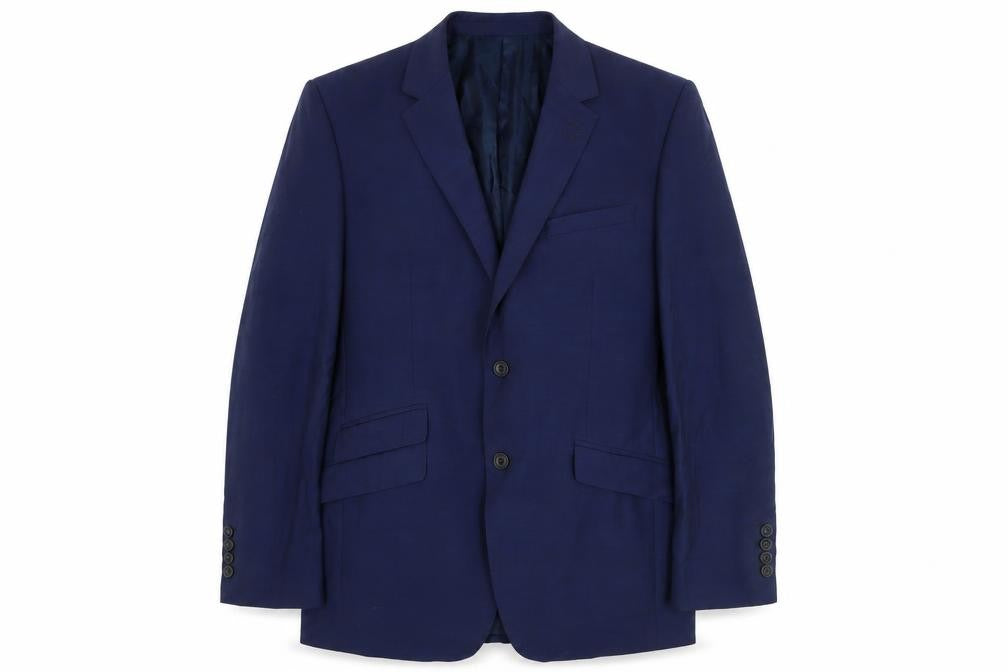 Marks & Spencer Men's Blue Wool Blazer 40
