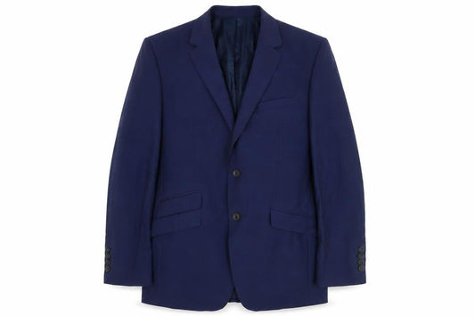 Marks & Spencer Men's Blue Wool Blazer 40