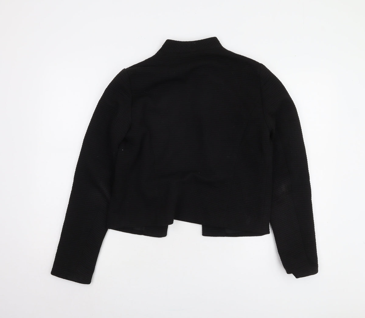 ONLY Women's Black Jacket Size 10 Lined Casual