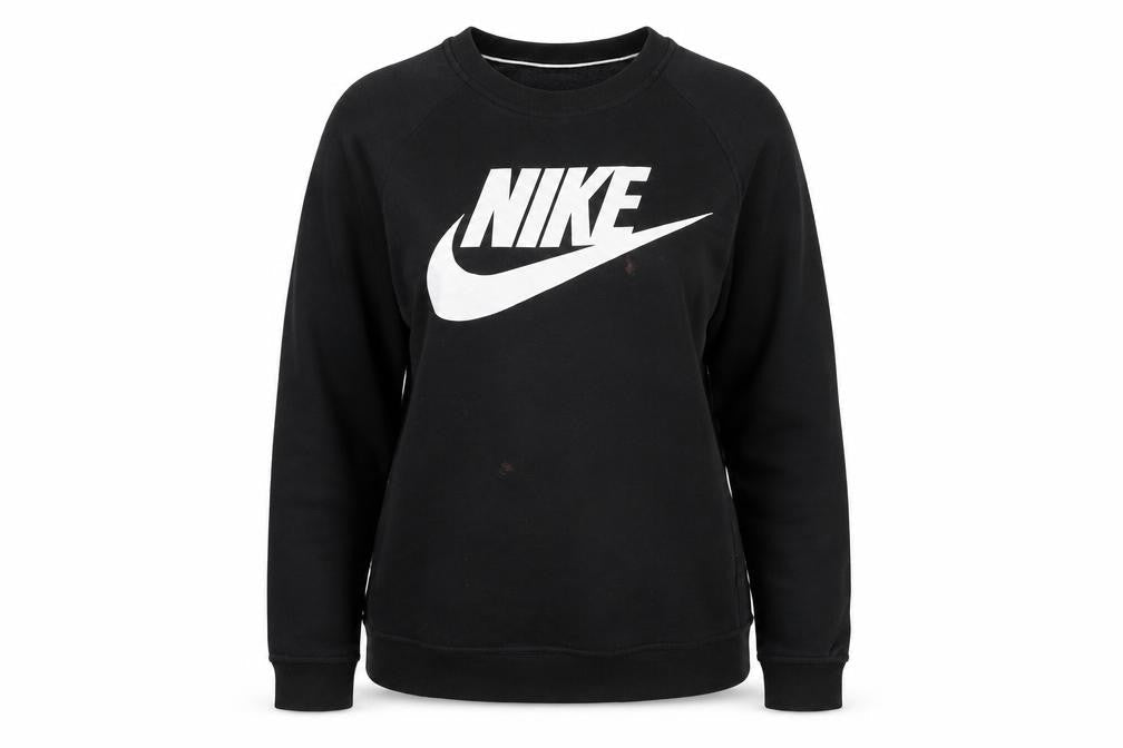 Nike Women's Black Sweatshirt Size S Cotton Blend