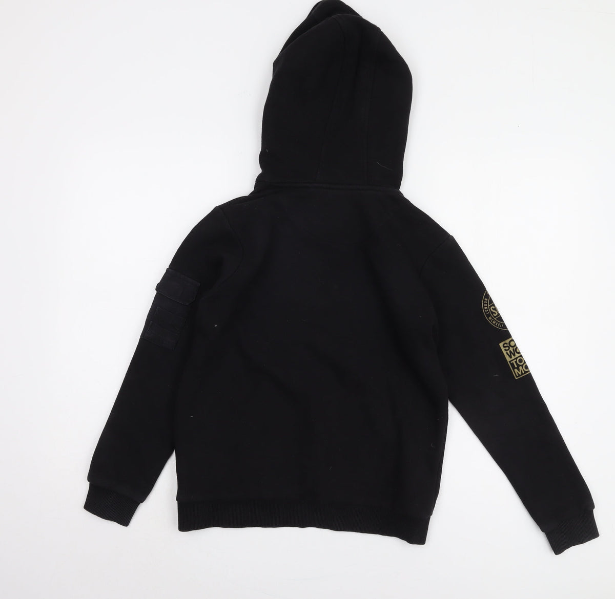 Sonneti Boys Black Hoodie 12-13 Years Pullover Style