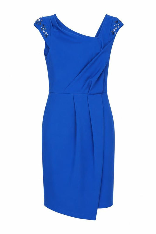 Lipsy Blue Bodycon Dress - Size 8 - Women's Party Wear