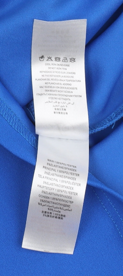Lipsy Blue Bodycon Dress - Size 8 - Women's Party Wear
