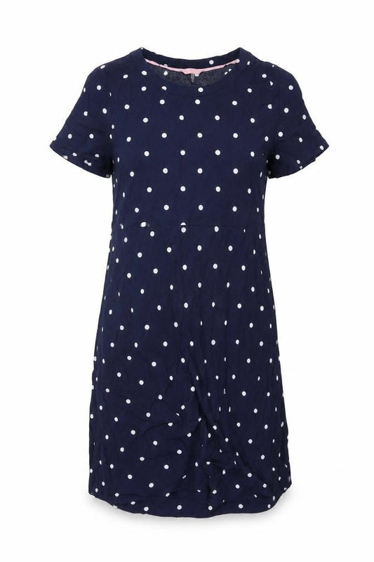 Joules Women's Blue Polka Dot Dress Size 8