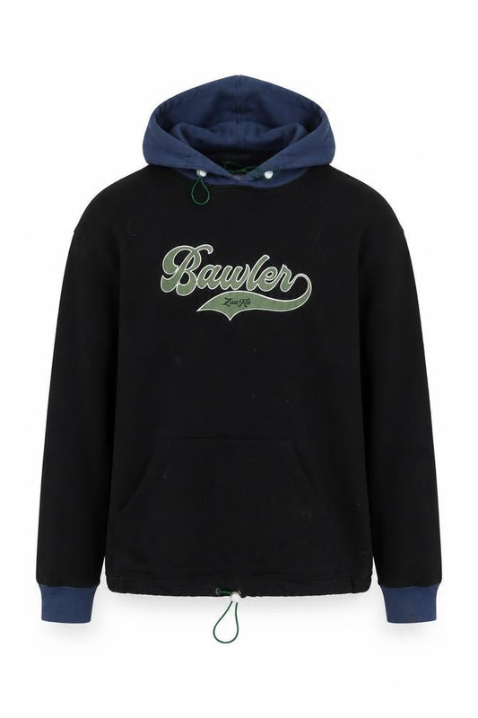 GAYR Men's Black Pullover Hoodie - Regular Fit