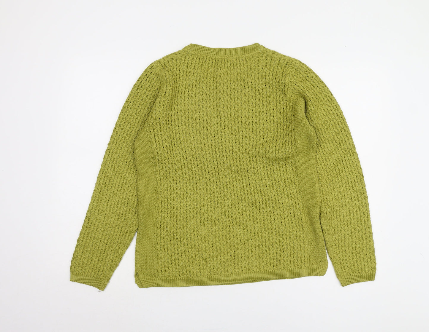 ISLE Women's Green Pullover Jumper, Size S