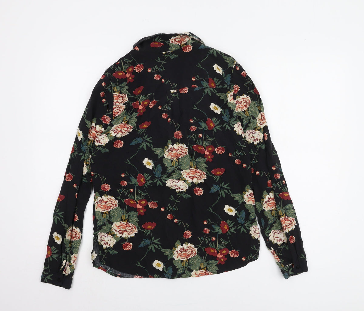 ICHI Women's Multicoloured Floral Blouse, Size S