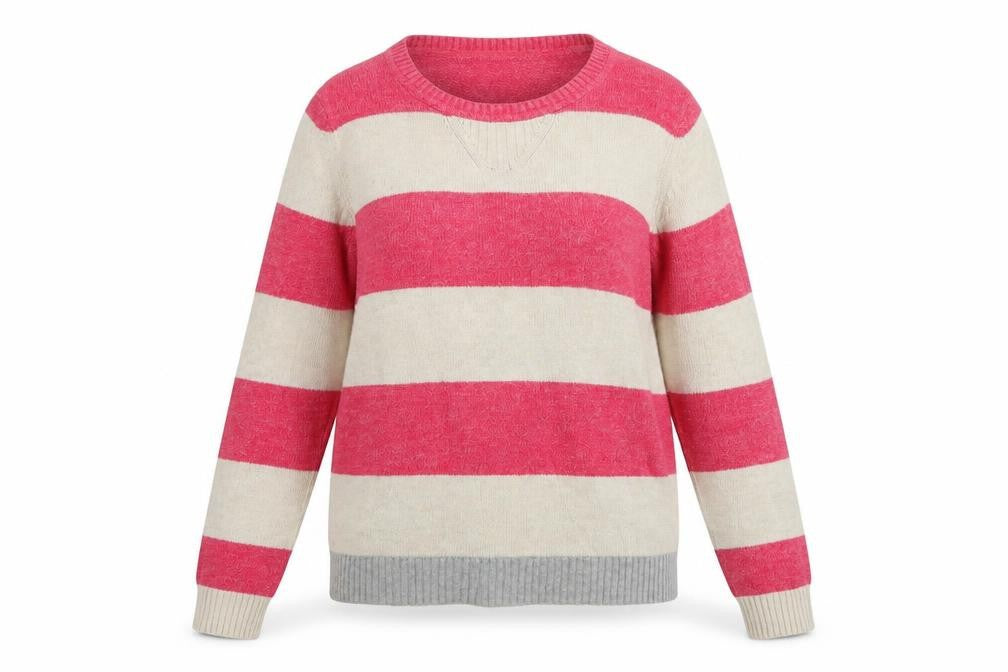 Gap Women's Red Striped Pullover Jumper M