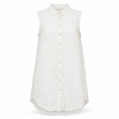 FatFace Women's White Button-Up Shirt, Size 10
