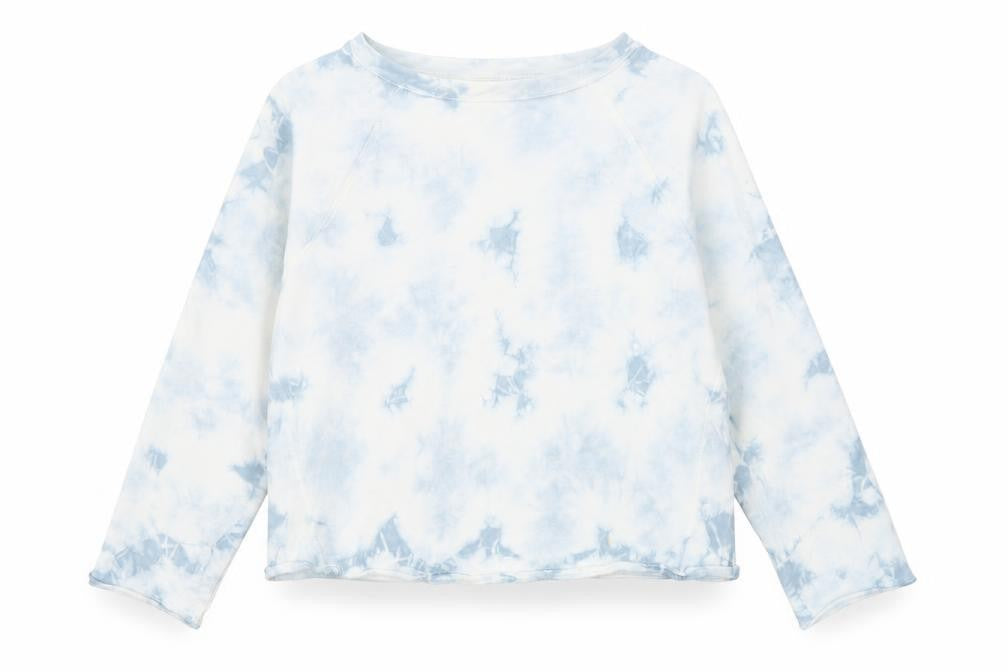 Marks & Spencer Women's Blue Tie-Dye Sweatshirt