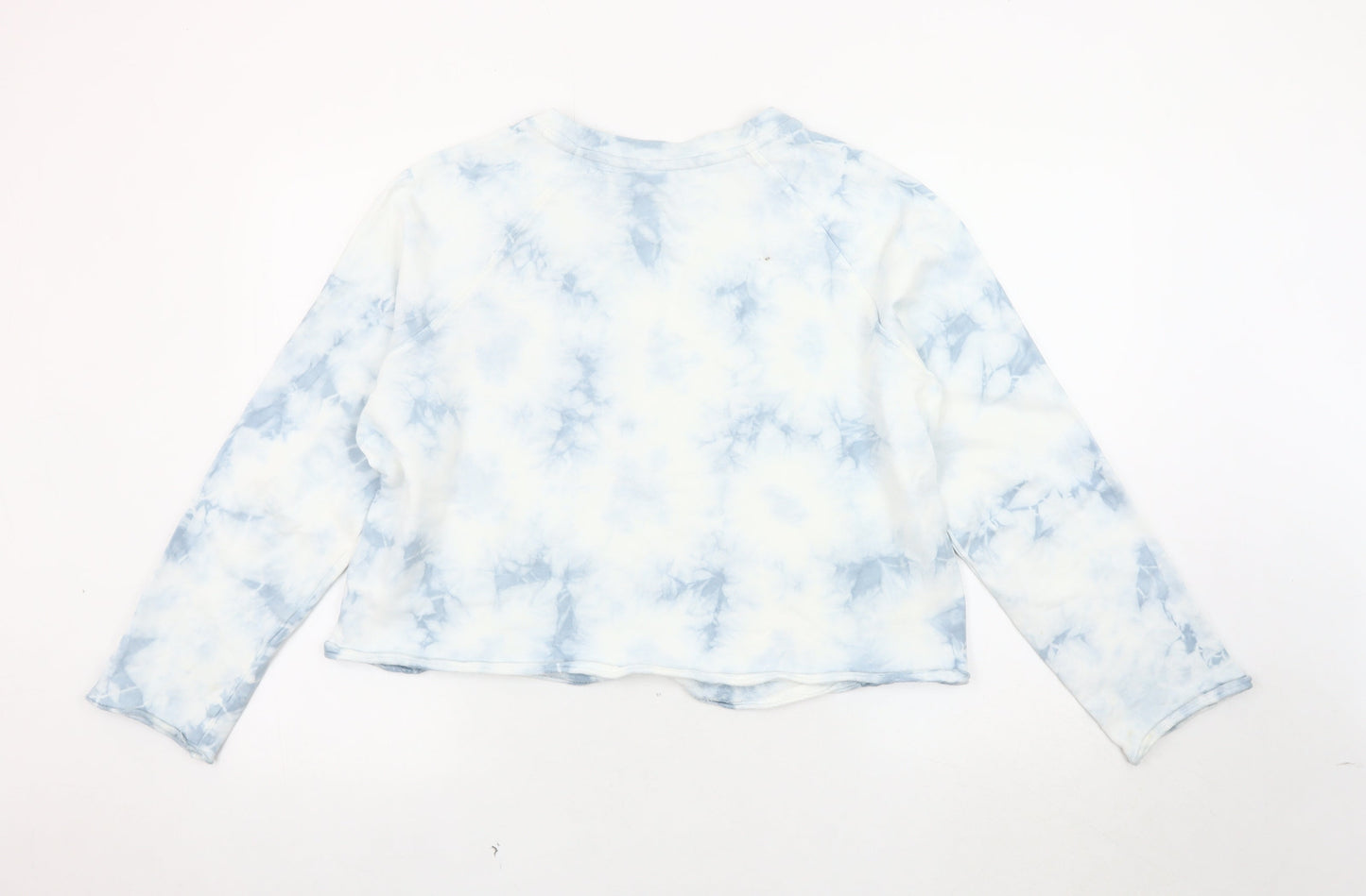Marks and Spencer Women's Blue Tie-Dye Sweatshirt