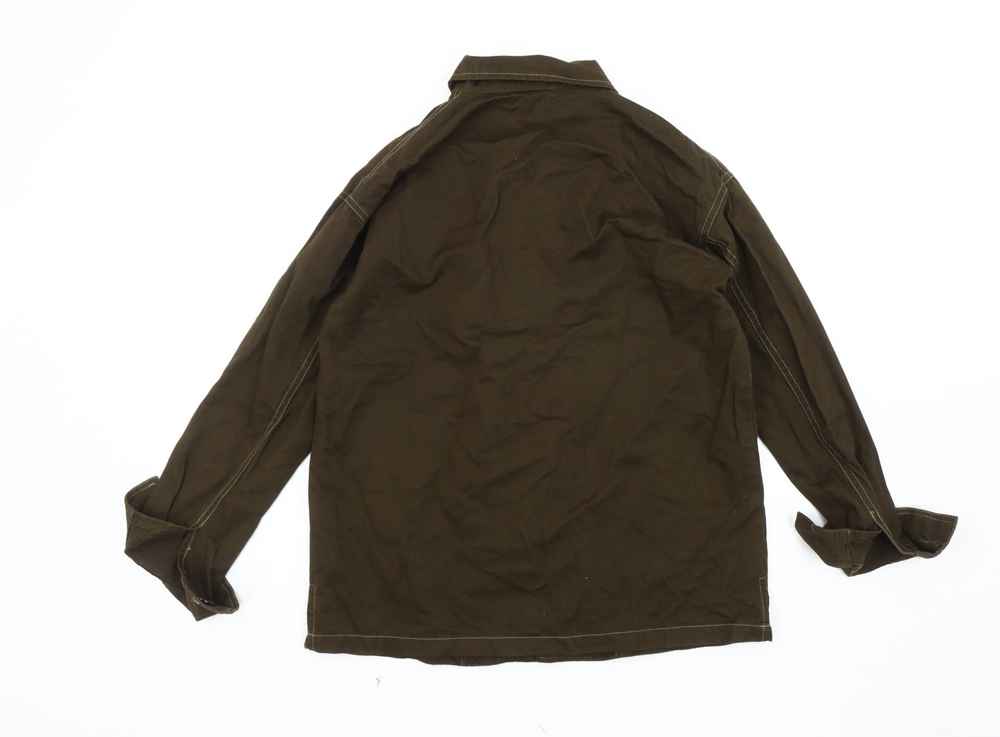 eight paris Men's Brown Embroidered Jacket S
