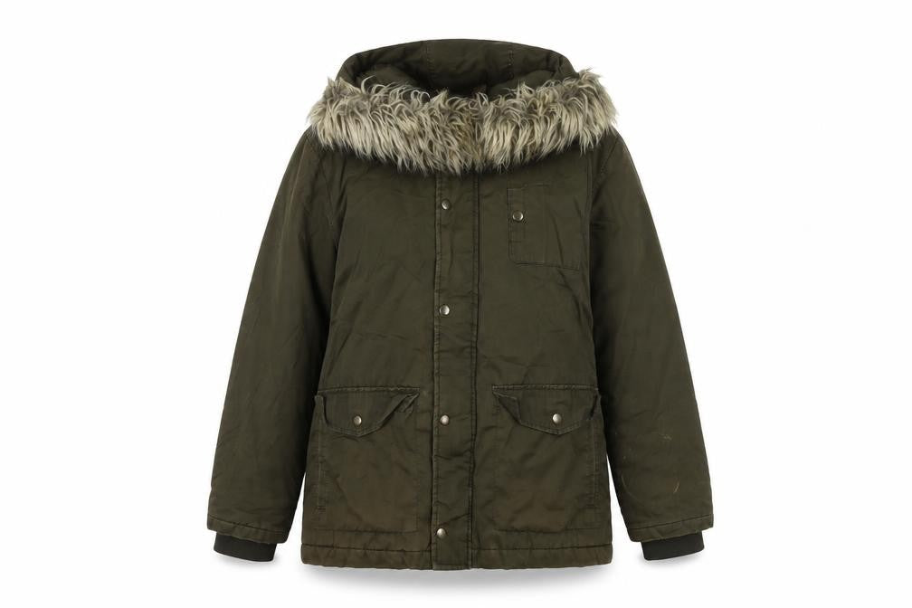 River Island Green Women's Parka Coat Size L