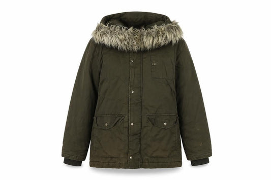 River Island Green Women's Parka Coat Size L