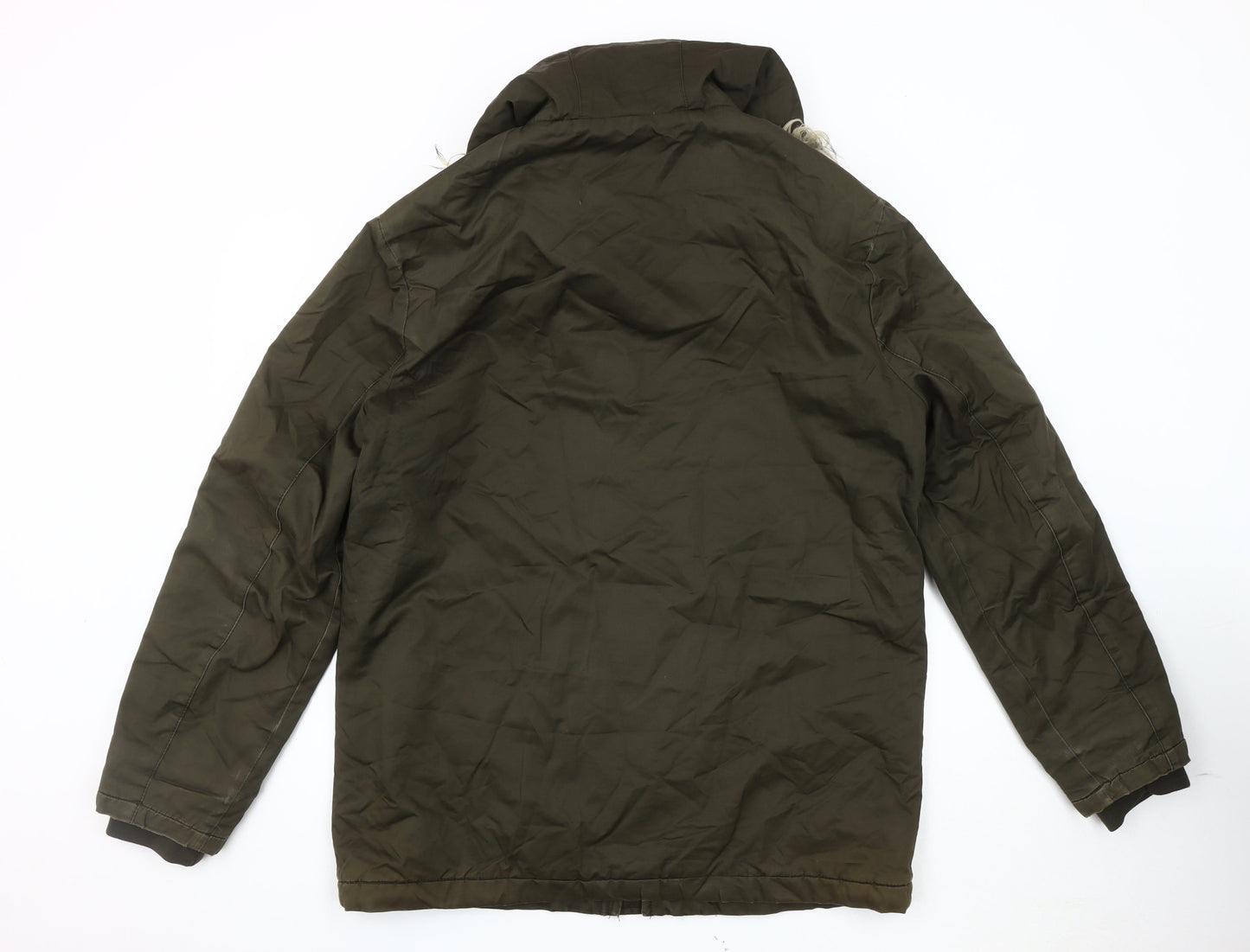 River Island Green Women's Parka Coat Size L