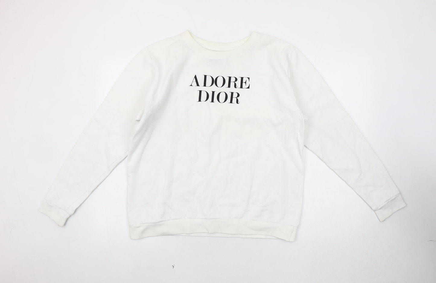 Anvil Women's White Pullover Sweatshirt M