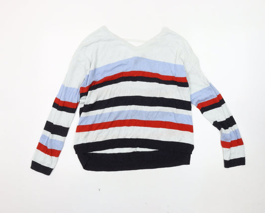 Marks and Spencer Women's Multicoloured Striped Jumper