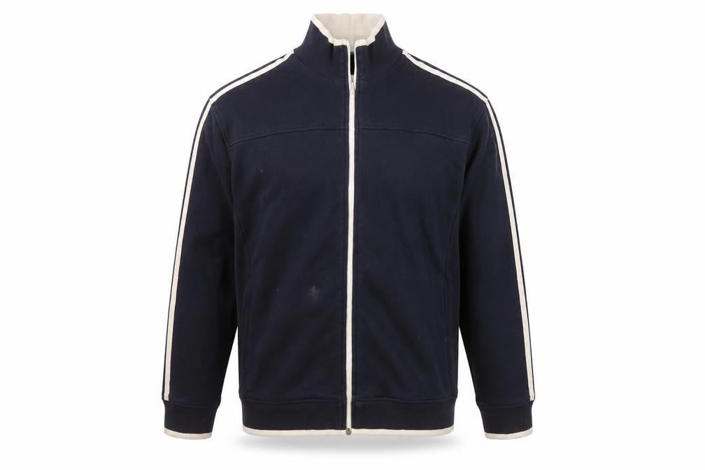 Next Men's Blue Basic Jacket L Stand-Up Collar
